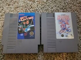 Blades of Steel LOT Spy Hunter Authentic Nintendo 2 NES Games - Tested & working