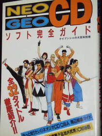 Neo Geo CD Soft Perfect Guide book photo SNK Samurai Shodown KOF Fatal Fury 