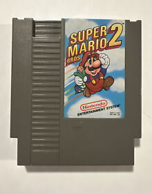 AUTHENTIC 1985 ORIGINAL Super Mario Bros 2 Nintendo NES Game Cartridge 