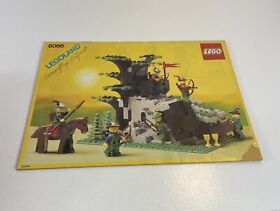 Lego 6066 Camouflaged Outpost Instruction Manual ONLY Vintage 1987 Castle