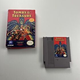Authentic Tombs & Treasure (Nintendo NES 1991)  | Tested & Working