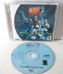 MDK 2 Sega Dreamcast Good Disc Complete Shooter Game BioWare Interplay MDK2 CIB