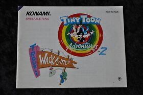 Tiny Toon Adventures 2 Trouble in Wackyland Nintendo NES Manual NES-T2-NOE