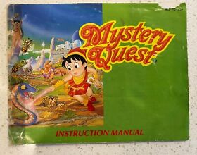 Mystery Quest Nintendo NES Instruction Booklet Manual Only 