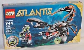 SEALED 8076 LEGO Atlantis DEEP SEA STRIKER Sea Ocean Scorpion Scuba Diver 260 pc