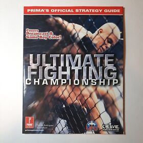 UFC Ultimate Fighting Championship Prima's Official Strategy Guide Dreamcast GBC