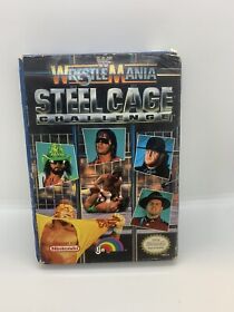 WWF WrestleMania: Steel Cage Challenge - NES Game - with box, booklet and sleeve