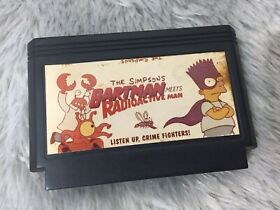The Simpsons Bartman Meets Radioactive Man (IC CHIP) RARE!!! : FAMICOM / NES