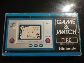 NINTENDO Fire Game and Watch BOX in Good Condition (RC-04) 1981