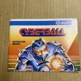 cyberball nes Manual Only