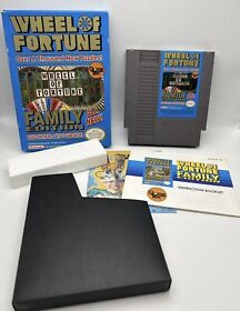 Wheel of Fortune Family Edition (Nintendo NES)  *CLEANED & TESTED** Manual