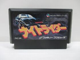 NES -- Knight Rider -- Racing. Famicom, JAPAN Game. Work fully!! 10406