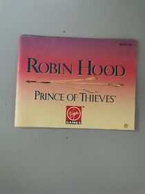 Robin Hood Prince of Thieves NES Manual