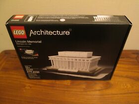 Brand New LEGO ARCHITECTURE Set 21022 Lincoln Memorial Factory Sealed EXCELLENT
