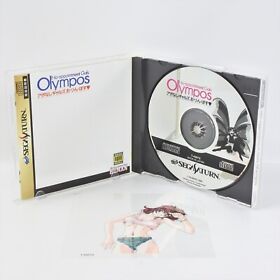 NO APPOINTMENT GALS OLYMPOS First Limited C Cel package Sega Saturn 2134 ss