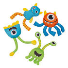 Fun Express Bendable Stuffed Silly Monsters - 12 Pc