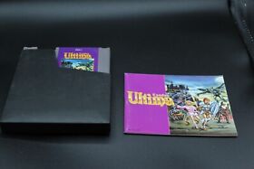 Ultima Exodus (Nintendo NES, 1989) with manual  TESTED! (B13)