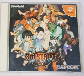 Street Fighter III 3 3rd Strike SEGA Dreamcast Capcom Tested in Japan