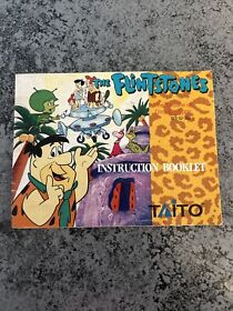 The Flintstones The Rescue of Dino & Hoppy NES original manual de Nintendo solamente