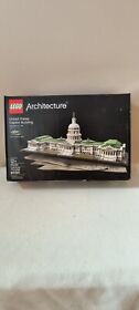 LEGO Architecture 21030 United States Capitol Building, 100% Complete w/ Manual!
