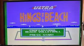Kings of the Beach (Nintendo NES, 1990) With Manual CLEANED & TESTED