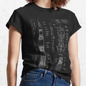 Saturn V / Apollo Crewed Lunar Expedition Classic T-Shirt