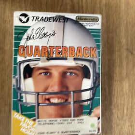 BOX ONLY - NINTENDO NES - John Elway's Quarterback !!