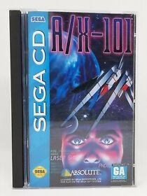 A/X-101 (Sega CD, 1994) COMPLETE WITH MANUAL AND FOAM