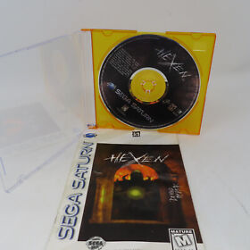 Hexen 🔥 Sega Saturn - Disc & Manual Tested. RARE 🔥