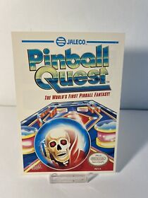 Pinball Quest Vidpro Card Nintendo NES Vintage Toys R Us  Display Card