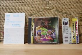 Sword and Sorcery Complete Set! Sega Saturn SS Japan Very Good+ Condition!