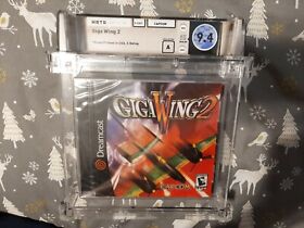 Giga Wing 2 (Sega Dreamcast) Brand New Factory Sealed! WATA 9.4!! RARE!!
