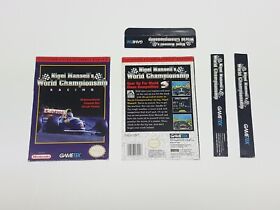 Nigel Mansell's World Championship Nintendo NES Rental Cut Box ONLY *DAMAGED