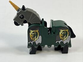 Lego Kingdoms 7187 Green Dragon Barding Castle Headpiece Armored Horse