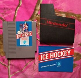 Ice Hockey - NES - Game, Manual, Dust Cover