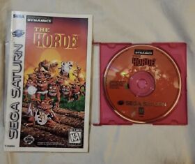 Sega Saturn The Horde Disc Manual.  Rare Tested and works.