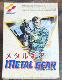 METAL GEAR for Famicom NFC NES KONAMI w/ Box and Japanese Manual