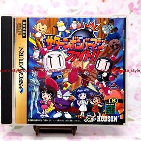 USED Sega saturn Saturn Bomberman Fight !! 01203 JAPAN IMPORT