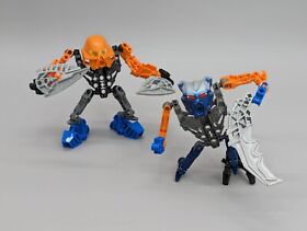 Lego Bionicle Matoran Photok 8946 & Gavla 8948 Mixed Parts Lot Action Figures