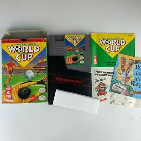 Nintendo World Cup (Nintendo NES, 1991) with box, inserts & manual