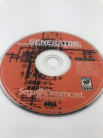 Sega Dreamcast Generator Vol. 1 - Demo Disc 