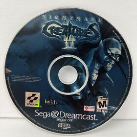Nightmare Creatures 2 II (Sega Dreamcast, 2000) Disc ONLY - TESTED & Working !