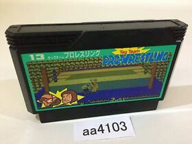 aa4103 Tag Team Pro Wrestling NES Famicom Japón