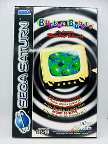 Bubble Bobble featuring Rainbow Islands Sega Saturn SS CIB COMPLETE BOX MANUAL