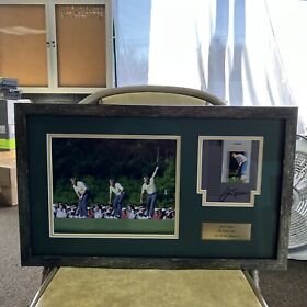 Jack Nicklaus - SIGNED FRAMED NES Game W/Photo - Curated Memorabilia COA