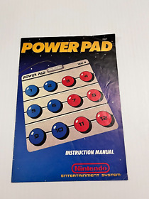 POWER PAD INSTRUCTION MANUAL ONLY NES NINTENDO BOOKLET