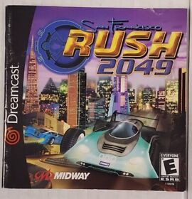 San Francisco Rush 2049 (Sega Dreamcast, 2000) Game Manual Only