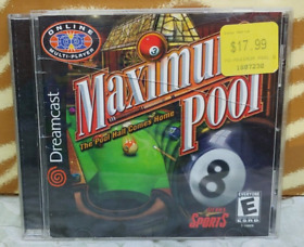 Maximum Pool Billards  Sega Dreamcast Complete & Tested Working CIB Rare