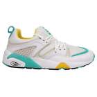 Puma Blaze Of Glory Retro Lace Up  Mens Blue, White, Yellow Sneakers Casual Shoe