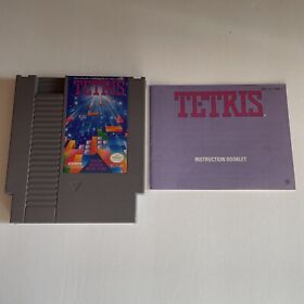 Tetris (Nintendo Entertainment System, 1989) With Manual